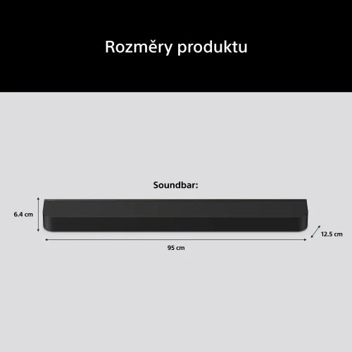 SONY BRAVIA Theatre Bar 7 | Bezdrátový soundbar | 360 Spatial Sound Mapping | Dolby Atmos/DTS:X (HTA7100)