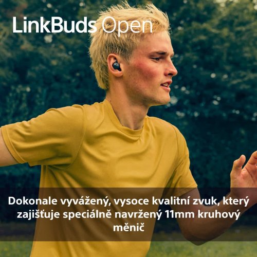 SONY LinkBuds Open Černá - Bluetooth sluchátka (WF-L910B) - ROZBALENO