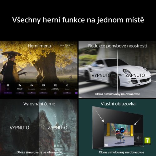 SONY BRAVIA 9 II True RGB - 85" 4K, 120Hz, XR procesor, CalMAN kalibrace, Google TV (K85XR95M2)